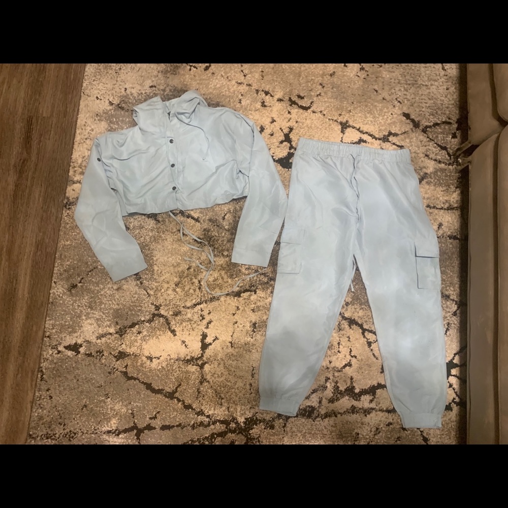 Powder blue 2 piece set NEVER WORN